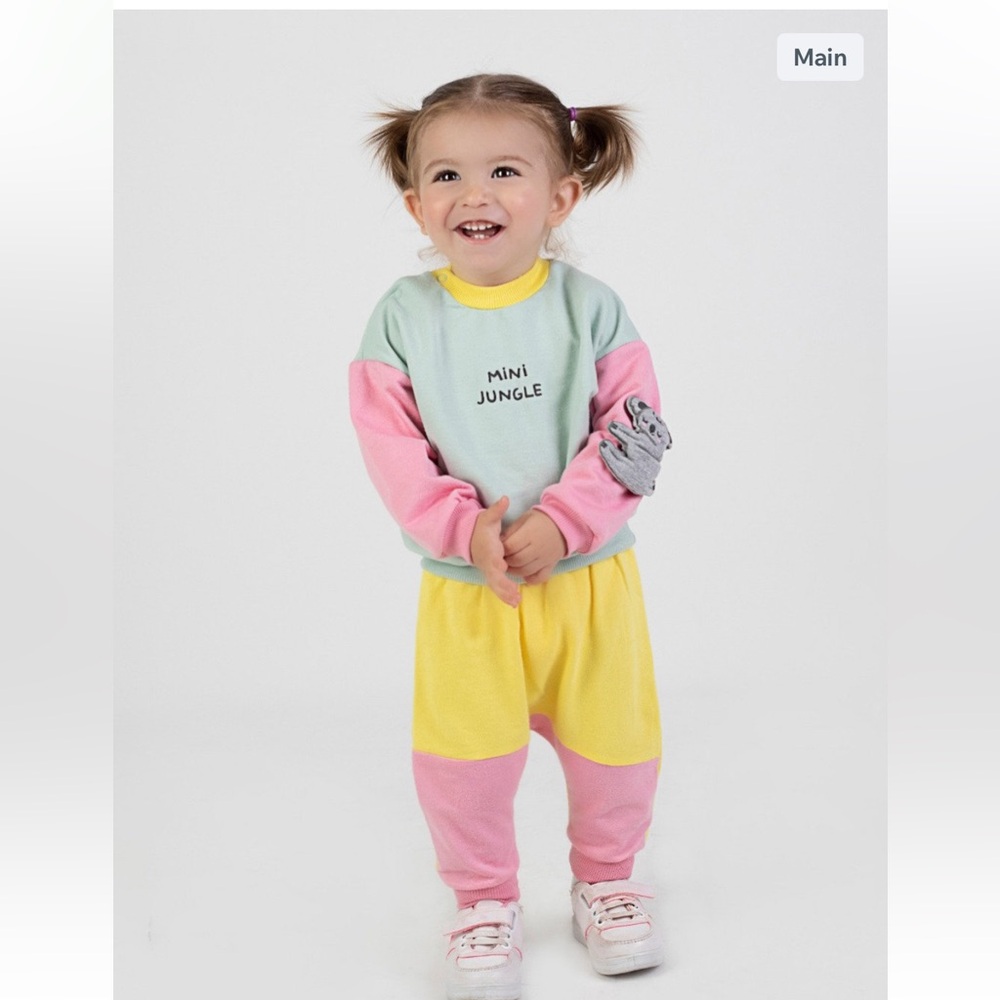 Unleash Your Playful Side with Our Mini Jungle 2 Pcs Trucksuit Set!